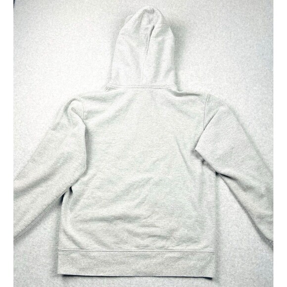 The North Face Hoodie Mens Small Gray Pullover Fleece Kangaroo Pocket Cozy - Picture 3 of 15